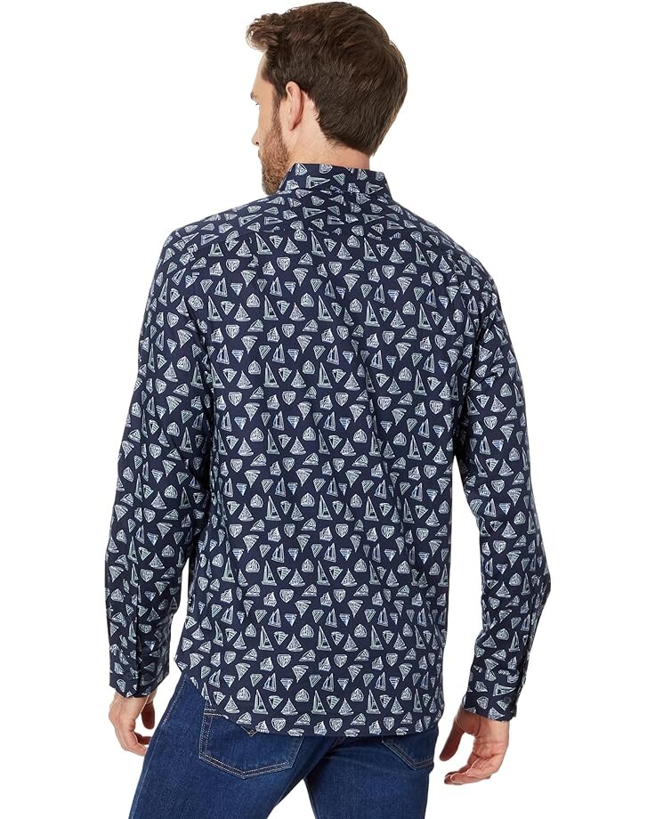 Рубашка Nautica Printed Shirt, цвет Maritime Navy 
Рубашка Nautica Printed Shirt, цвет Maritime Navy