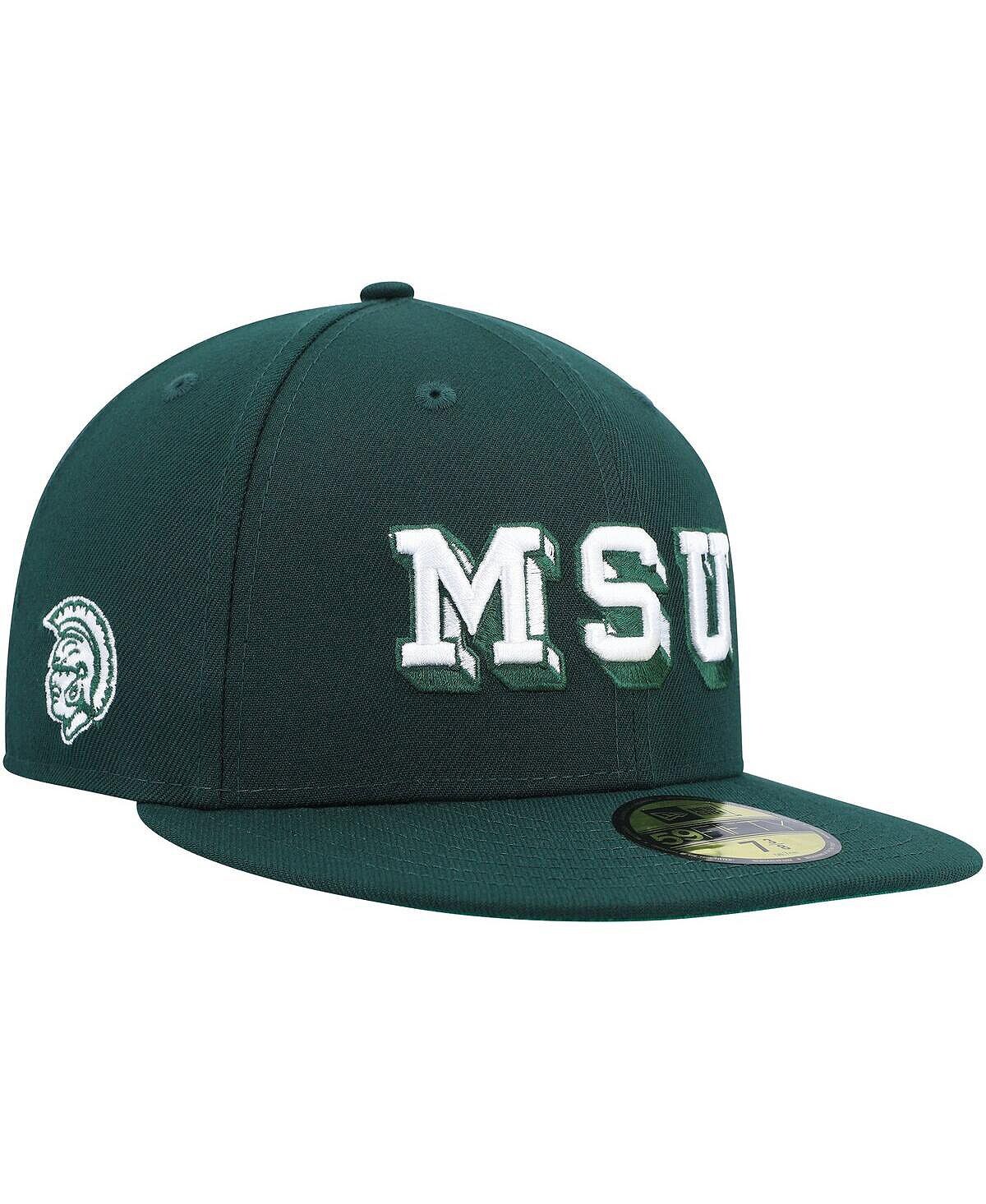 Мужская зеленая приталенная шляпа Michigan State Spartans Vault Multi 59FIFTY New Era
Мужская зеленая приталенная шляпа Michigan State Spartans Vault Multi 59FIFTY New Era