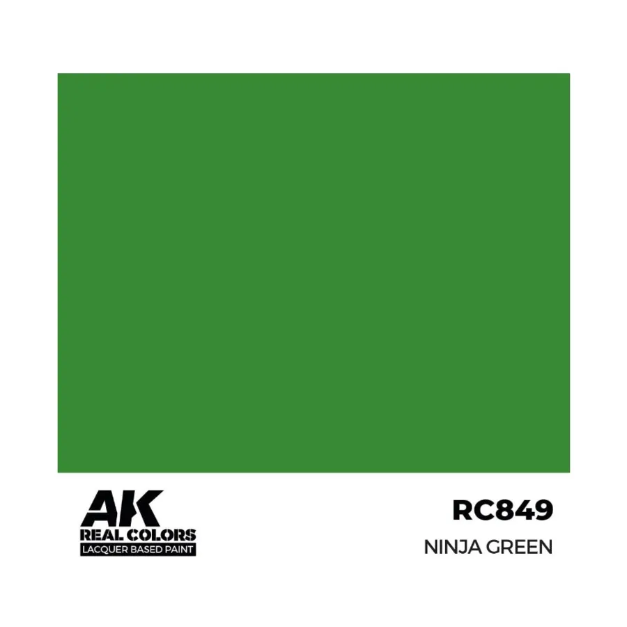 Ниндзя Грин, Paint - Real Color, Dropper Bottles (AK-Interactive)
Ниндзя Грин, Paint - Real Color, Dropper Bottles (AK-Interactive)