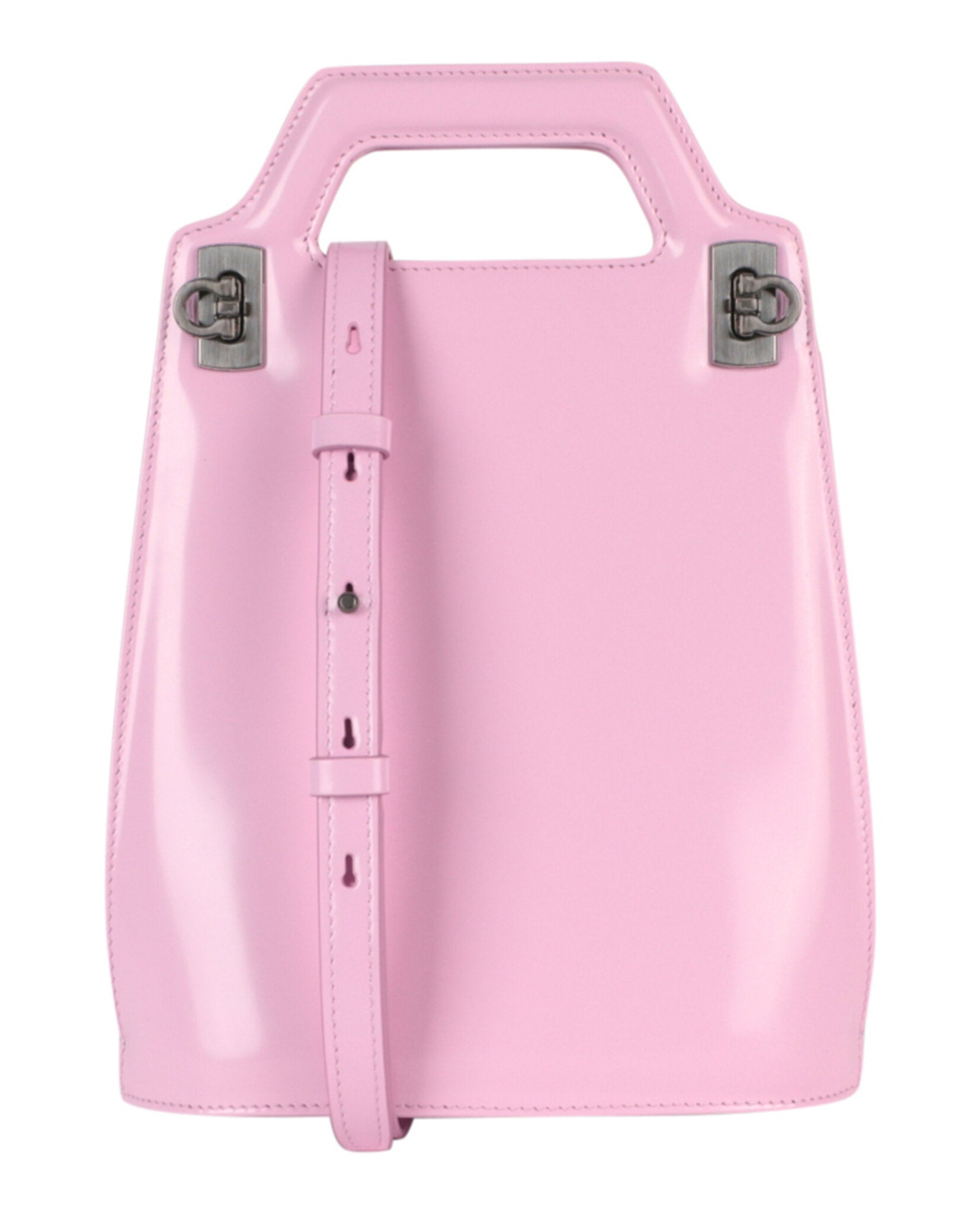 Мини-сумка Wanda с верхней ручкой Salvatore Ferragamo, розовый 
Мини-сумка Wanda с верхней ручкой Salvatore Ferragamo, розовый