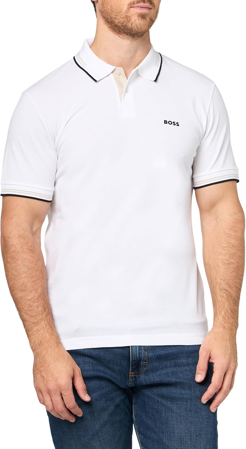 BOSS Мужская Поло Paul Modern Essential, White Sail, Белый, BOSS Мужская Поло Paul Modern Essential, White Sail
BOSS Мужская Поло Paul Modern Essential, White Sail, Белый, BOSS Мужская Поло Paul Modern Essential, White Sail