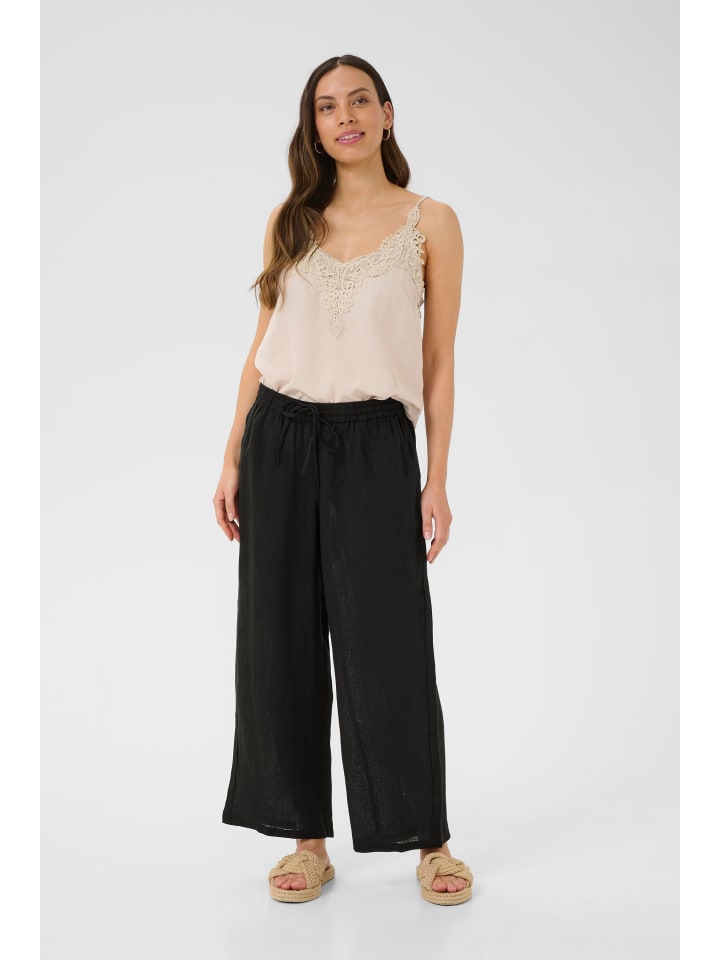 Cream Повседневные брюки CRBellis свободного кроя, цвет черный
Cream Повседневные брюки CRBellis свободного кроя, цвет черный