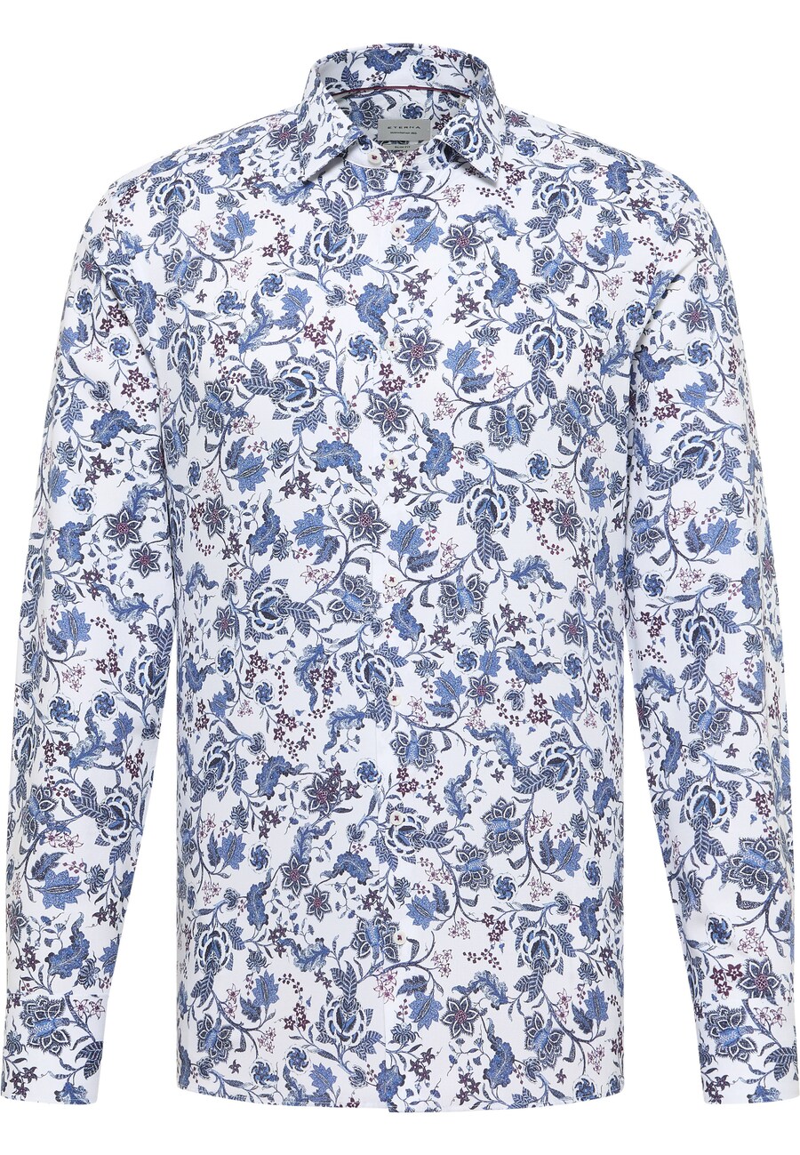 Рубашка делового кроя Slim Fit ETERNA, синий/белый
Рубашка делового кроя Slim Fit ETERNA, синий/белый