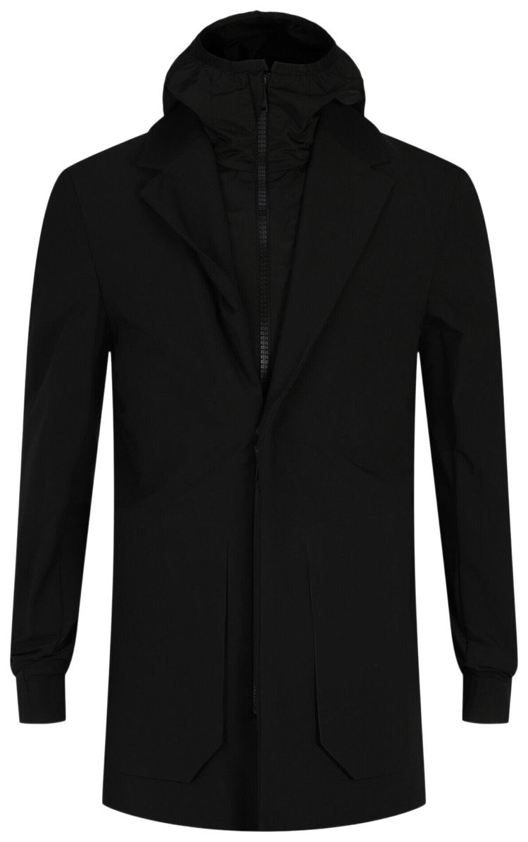 Однобортный многослойный блейзер Givenchy, черный
Однобортный многослойный блейзер Givenchy, черный