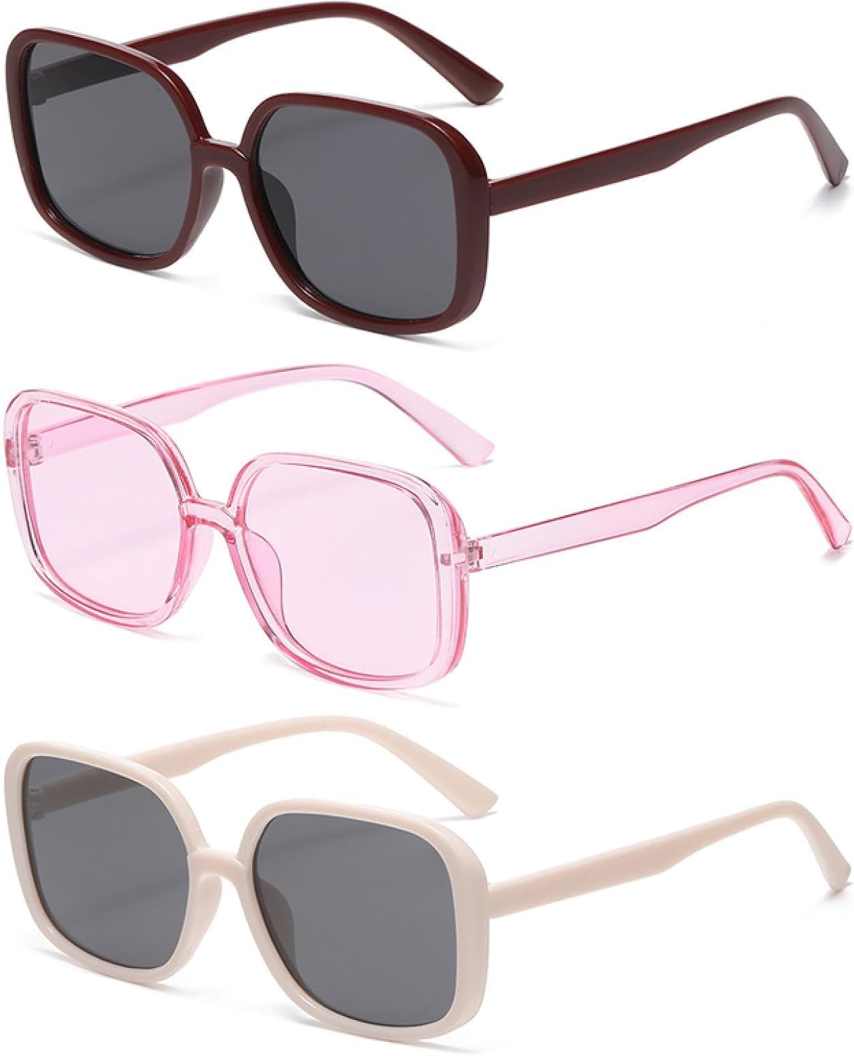 Солнцезащитные очки с защитой от УФ-излучения UV400 | Большая оправа, разноцветные | Для женщин и мужчин, для занятий спортом на открытом воздухе и вождения DSVIGF, 3pcs Z06
Солнцезащитные очки с защитой от УФ-излучения UV400 | Большая оправа, разноцветные | Для женщин и мужчин, для занятий спортом на открытом воздухе и вождения DSVIGF, 3pcs Z06