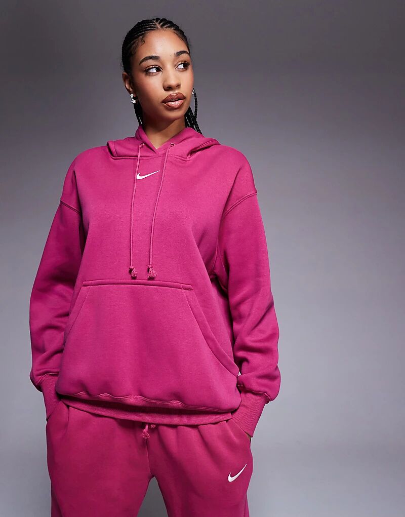 Толстовка оверсайз Nike Phoenix Fleece розового цвета
Толстовка оверсайз Nike Phoenix Fleece розового цвета