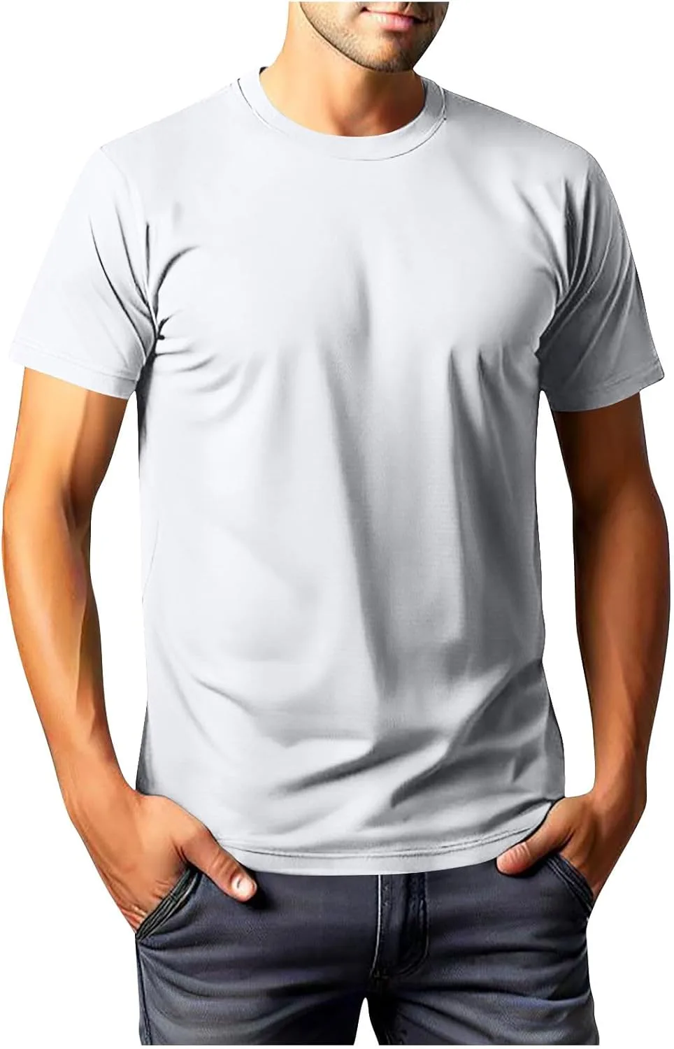 Мужская футболка Casual Slim Fit с коротким рукавом
Мужская футболка Casual Slim Fit с коротким рукавом