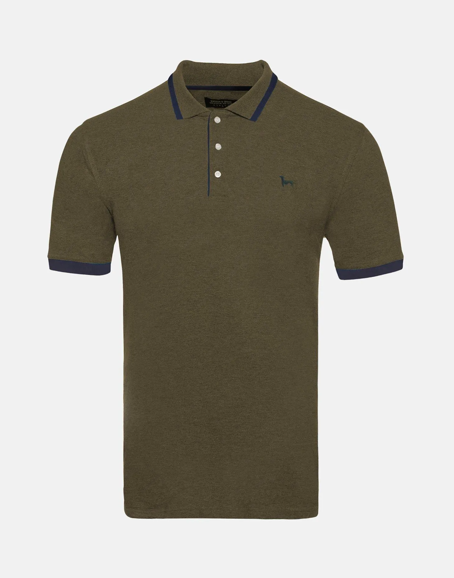 Рубашка поло с короткими рукавами из переработанного хлопка Masson & Green, зеленый
Рубашка поло с короткими рукавами из переработанного хлопка Masson & Green, зеленый