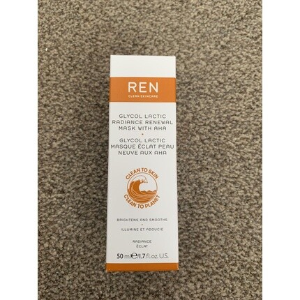 Clean Skincare Гликолевая маска для обновления сияния молочного цвета с Aha 50 мл, Ren
Clean Skincare Гликолевая маска для обновления сияния молочного цвета с Aha 50 мл, Ren