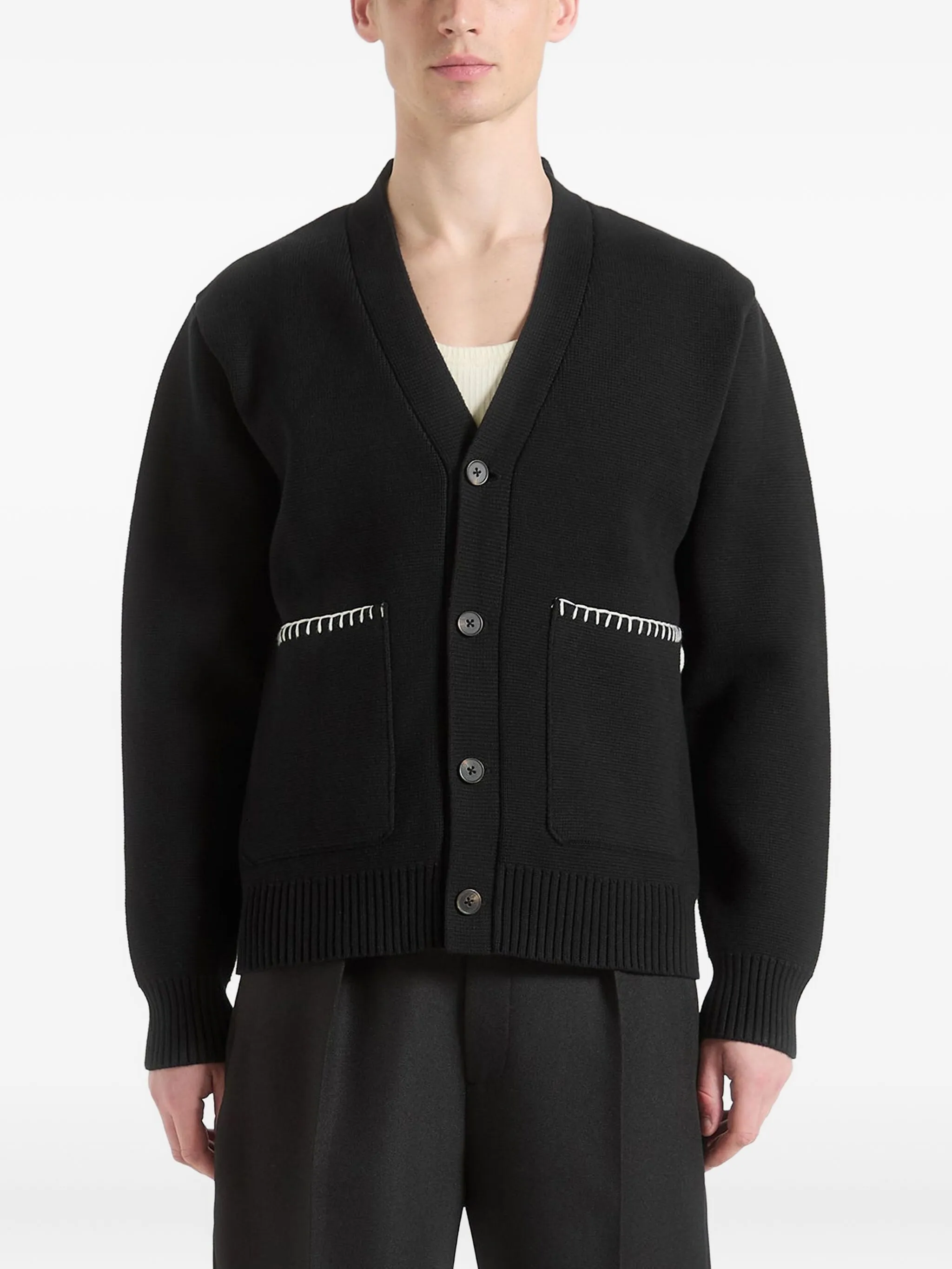 Кардиган Gilbert с декоративной строчкой Manière De Voir, черный
Кардиган Gilbert с декоративной строчкой Manière De Voir, черный