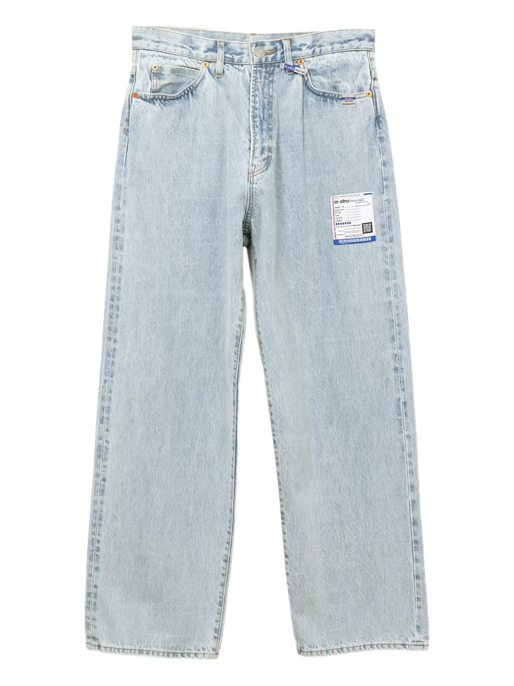 Джинсы с нашивкой-логотипом in・stru(men-tal)., синий
Джинсы с нашивкой-логотипом in・stru(men-tal)., синий