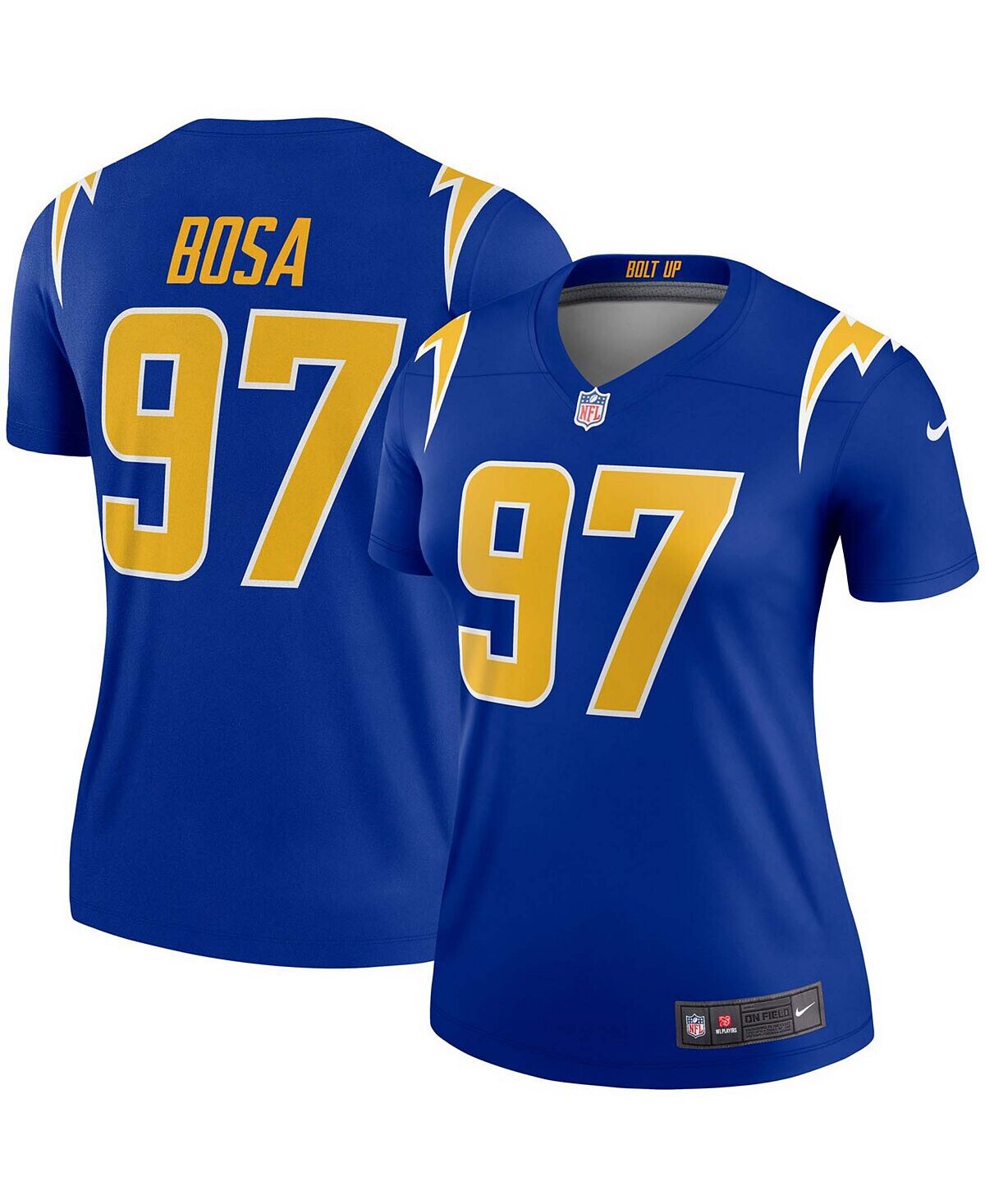 Женская майка Joey Bosa Royal Los Angeles Chargers 2nd Alternate Legend Nike
Женская майка Joey Bosa Royal Los Angeles Chargers 2nd Alternate Legend Nike