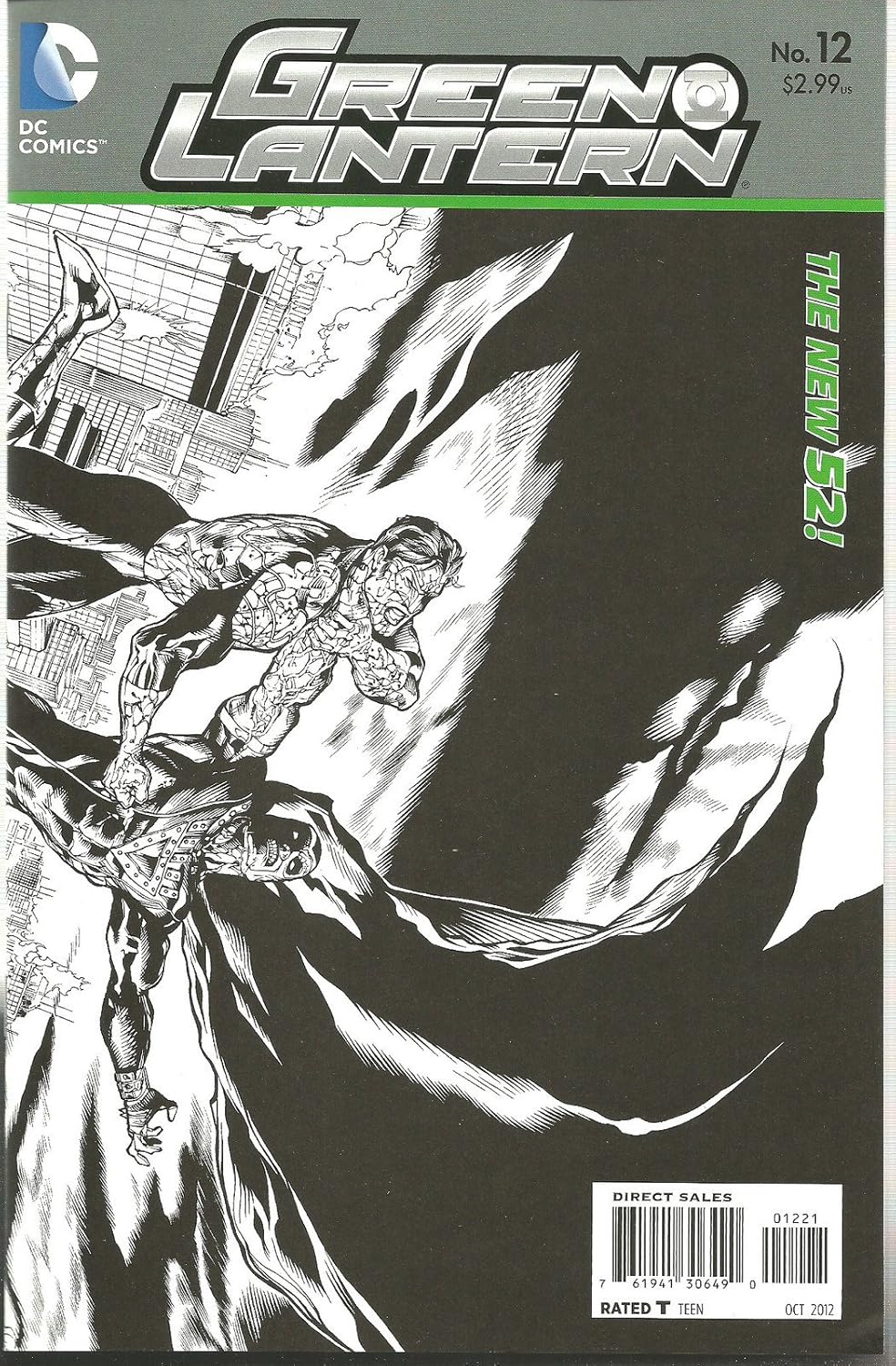 Green Lantern #12 "Black & White Sketch Variant" (DC COMICS)
Green Lantern #12 "Black & White Sketch Variant" (DC COMICS)