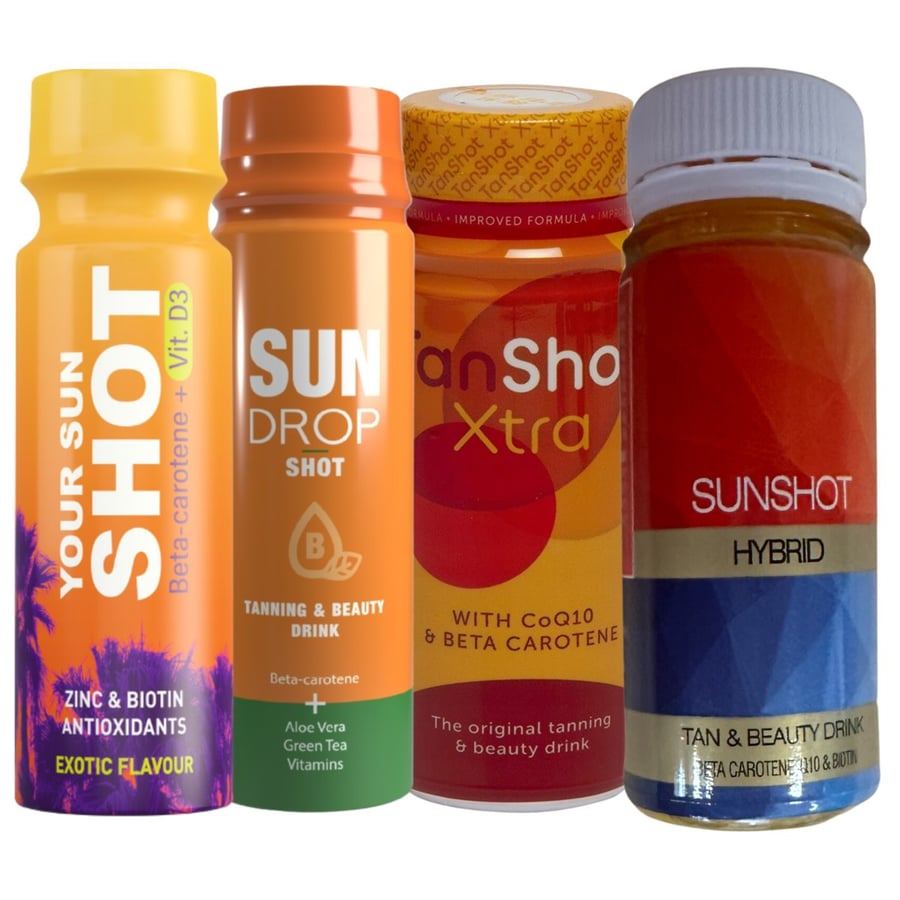 Набор для питья Tan Shot для ускорения загара x4 шт.
Набор для питья Tan Shot для ускорения загара x4 шт.