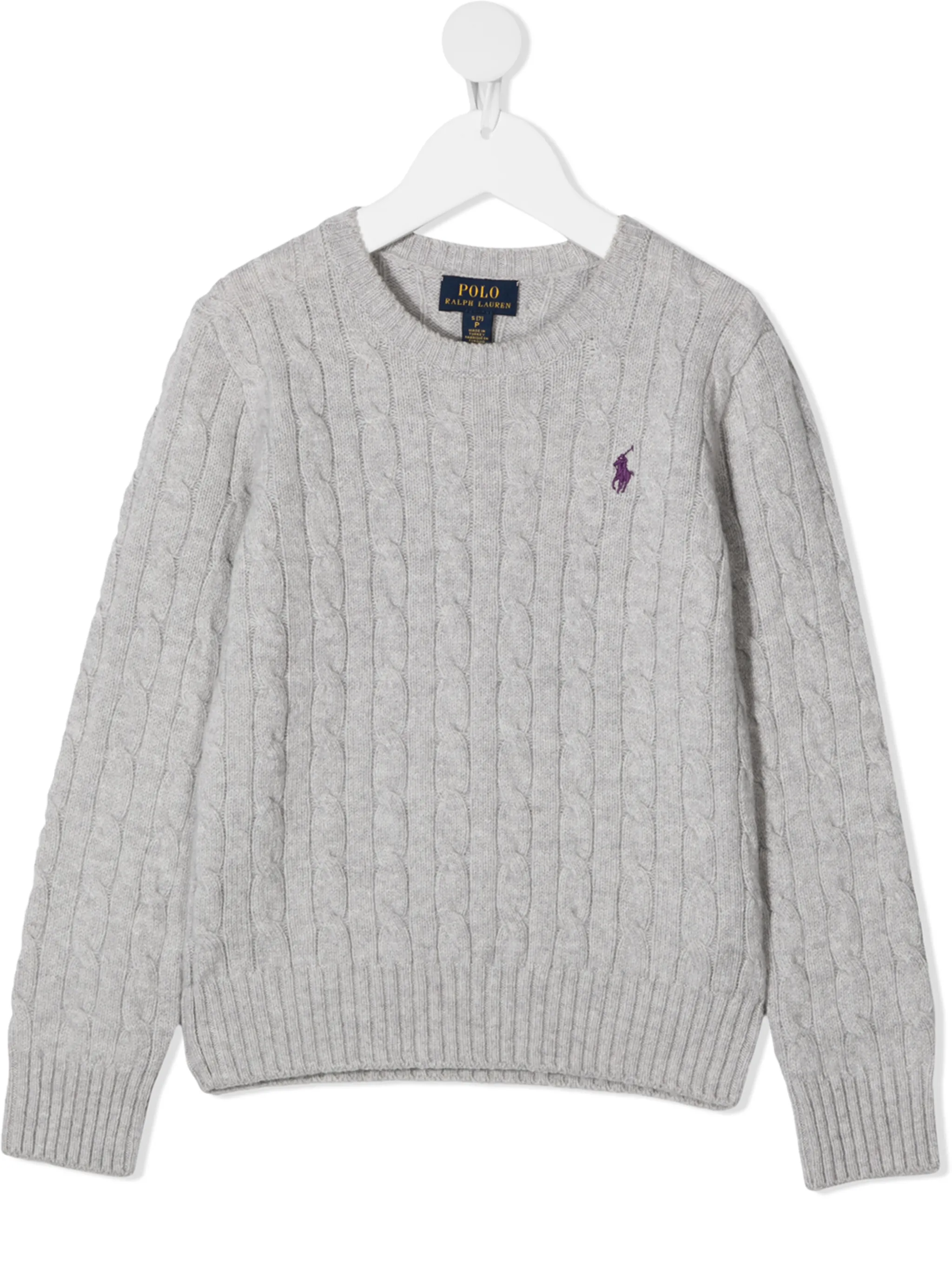 Джемпер фактурной вязки Polo Ralph Lauren Kids, серый
Джемпер фактурной вязки Polo Ralph Lauren Kids, серый