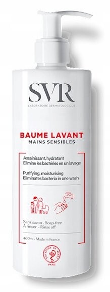 Svr Mains Очищающий бальзам для рук 400 мл Baume Lavant
Svr Mains Очищающий бальзам для рук 400 мл Baume Lavant