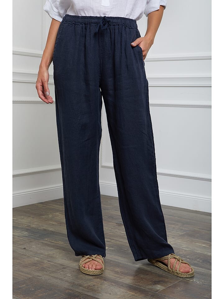 Тканевые брюки La Compagnie Du Lin, темно-синий
Тканевые брюки La Compagnie Du Lin, темно-синий