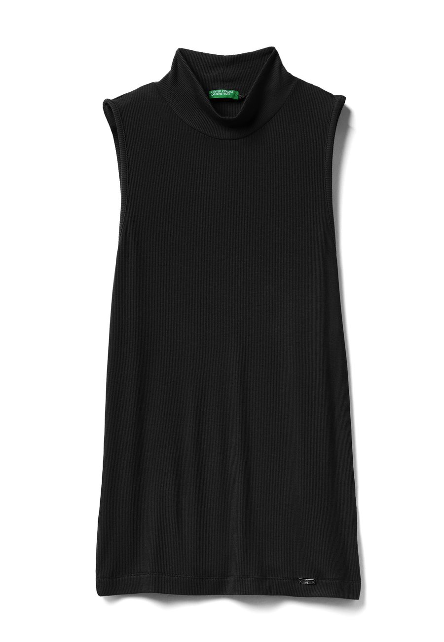 Топ United Colors of Benetton SLEEVELESS WITH HIGH NECK, Black
Топ United Colors of Benetton SLEEVELESS WITH HIGH NECK, Black