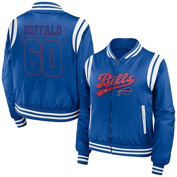 Женская куртка-бомбер royal buffalo bills на молнии Wear By Erin Andrews
Женская куртка-бомбер royal buffalo bills на молнии Wear By Erin Andrews