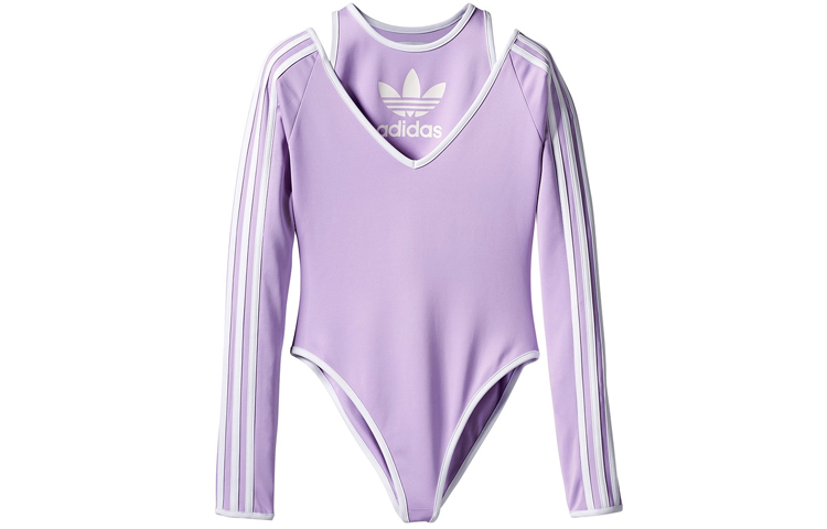 Купальник цельный женский фиолетовый Adidas Originals 
Купальник цельный женский фиолетовый Adidas Originals