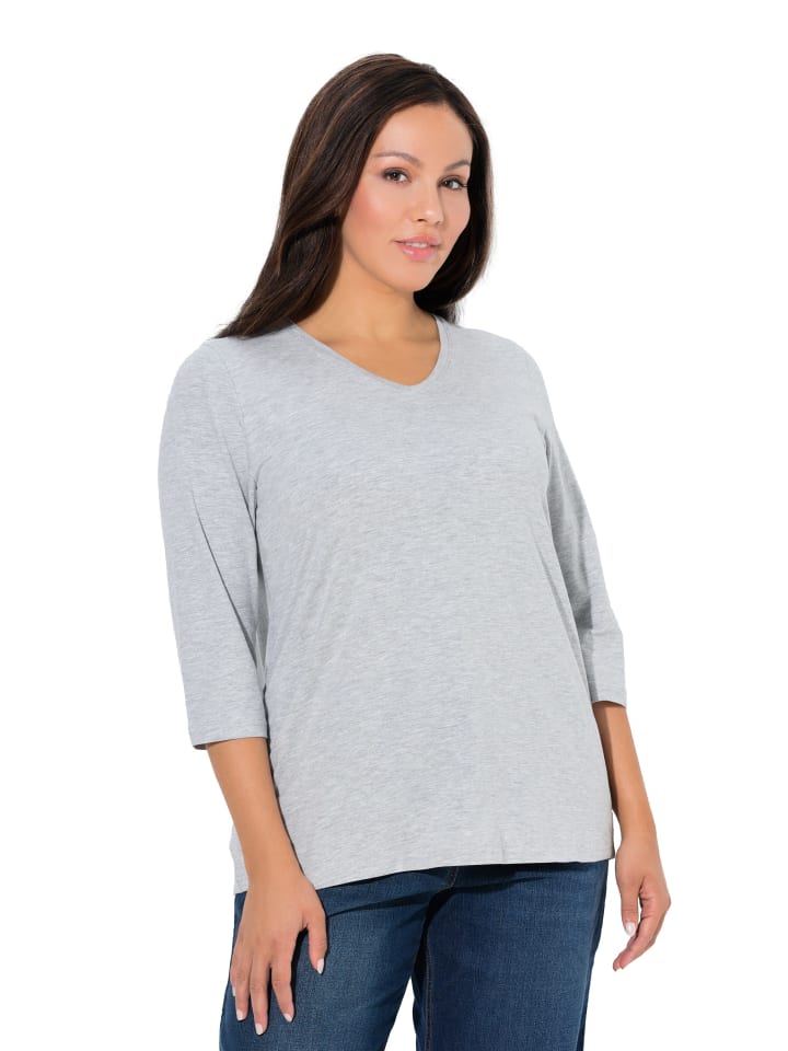 Ulla Popken Футболка светло-серого меланжа, Серый, Ulla Popken Футболка светло-серого меланжа
Ulla Popken Футболка светло-серого меланжа, Серый, Ulla Popken Футболка светло-серого меланжа