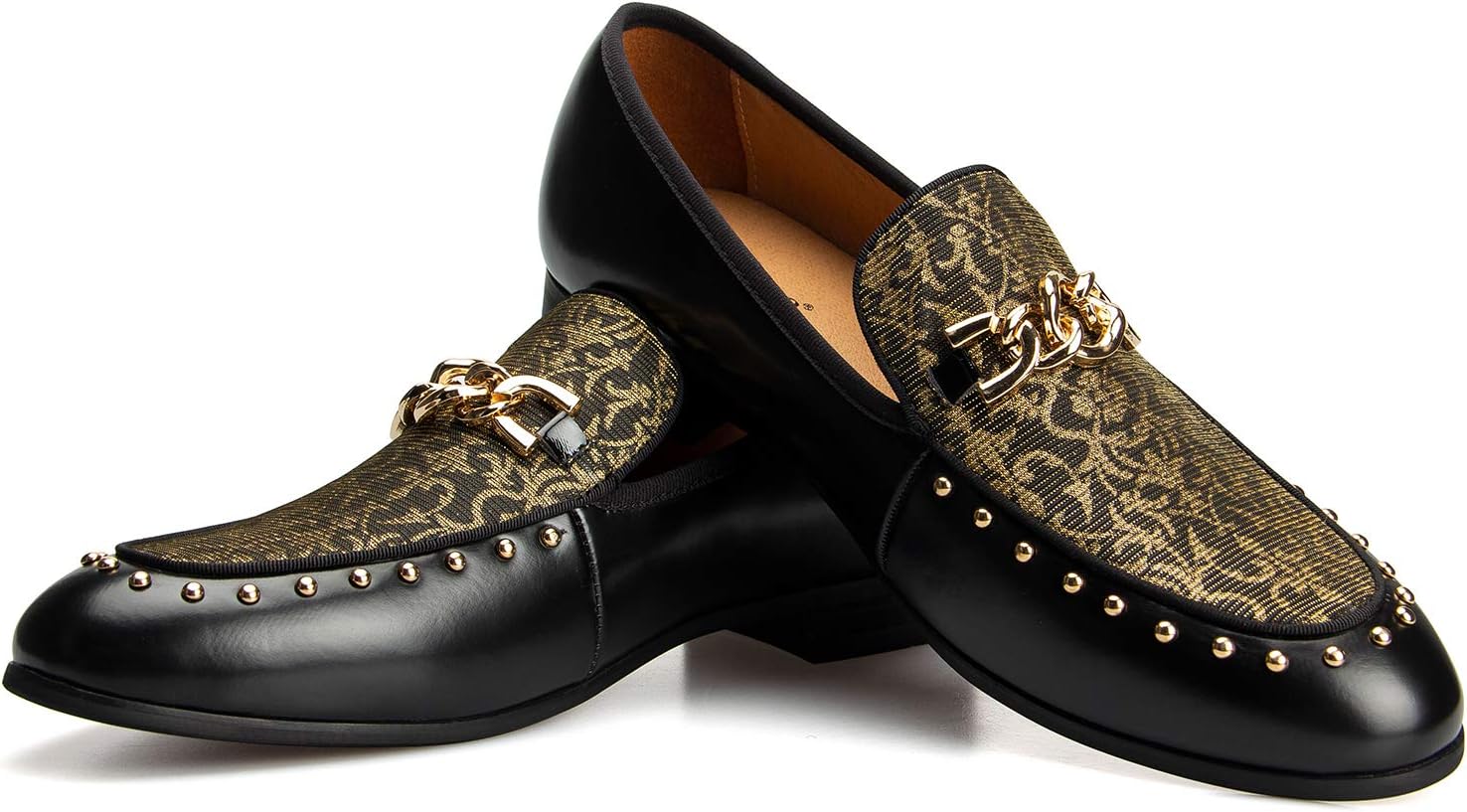Мужские модные классические лоферы из искусственной кожи Meijiana и свадебные туфли для мужчин, золотой
Мужские модные классические лоферы из искусственной кожи Meijiana и свадебные туфли для мужчин, золотой