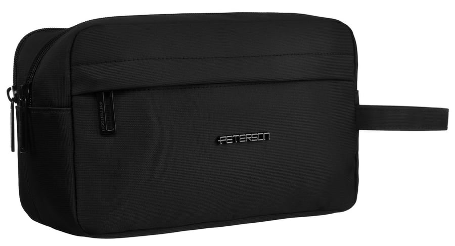Мужская косметичка на молнии PETERSON черная двухкамерная косметичка с ручками и карманами
Мужская косметичка на молнии PETERSON черная двухкамерная косметичка с ручками и карманами
