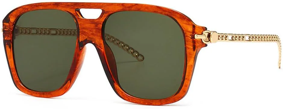 Ретро-солнцезащитные очки 2027 года с металлическими цепочками на дужках, модные, для мужчин и женщин, защита от УФ-излучения UV400, винтажные очки MTZJH, C5red-green
Ретро-солнцезащитные очки 2027 года с металлическими цепочками на дужках, модные, для мужчин и женщин, защита от УФ-излучения UV400, винтажные очки MTZJH, C5red-green