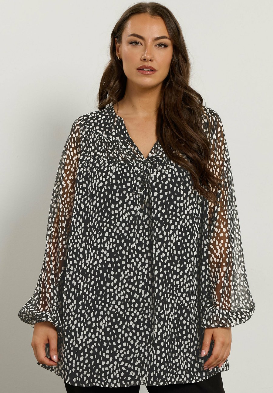 Блуза Evans SPOT PRINT, Black/Anthracite
Блуза Evans SPOT PRINT, Black/Anthracite