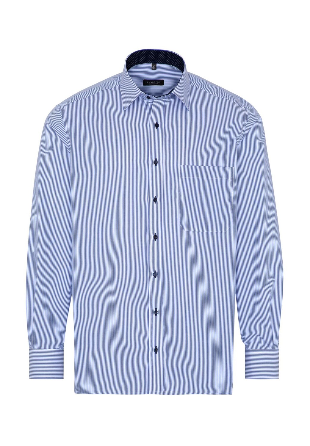 Рубашка из твила Fineliner COMFORT FIT ETERNA, синий 
Рубашка из твила Fineliner COMFORT FIT ETERNA, синий