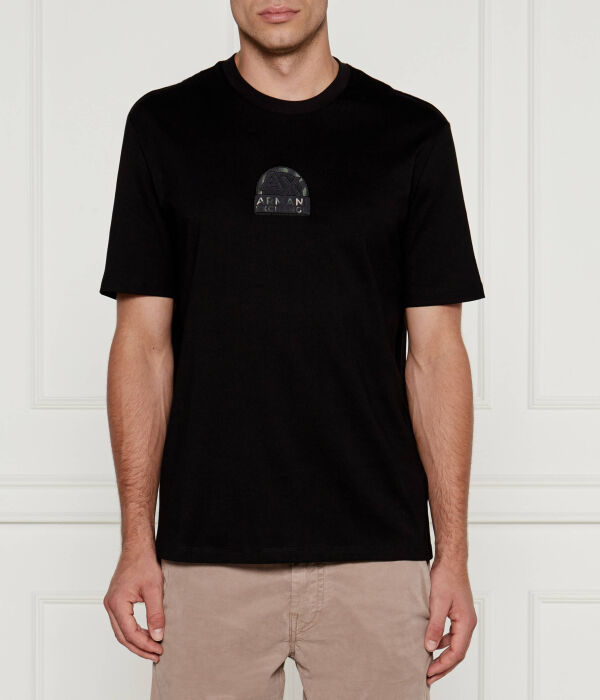 Футболка мужская Armani Exchange хлопковая с логотипом, черный 
Футболка мужская Armani Exchange хлопковая с логотипом, черный