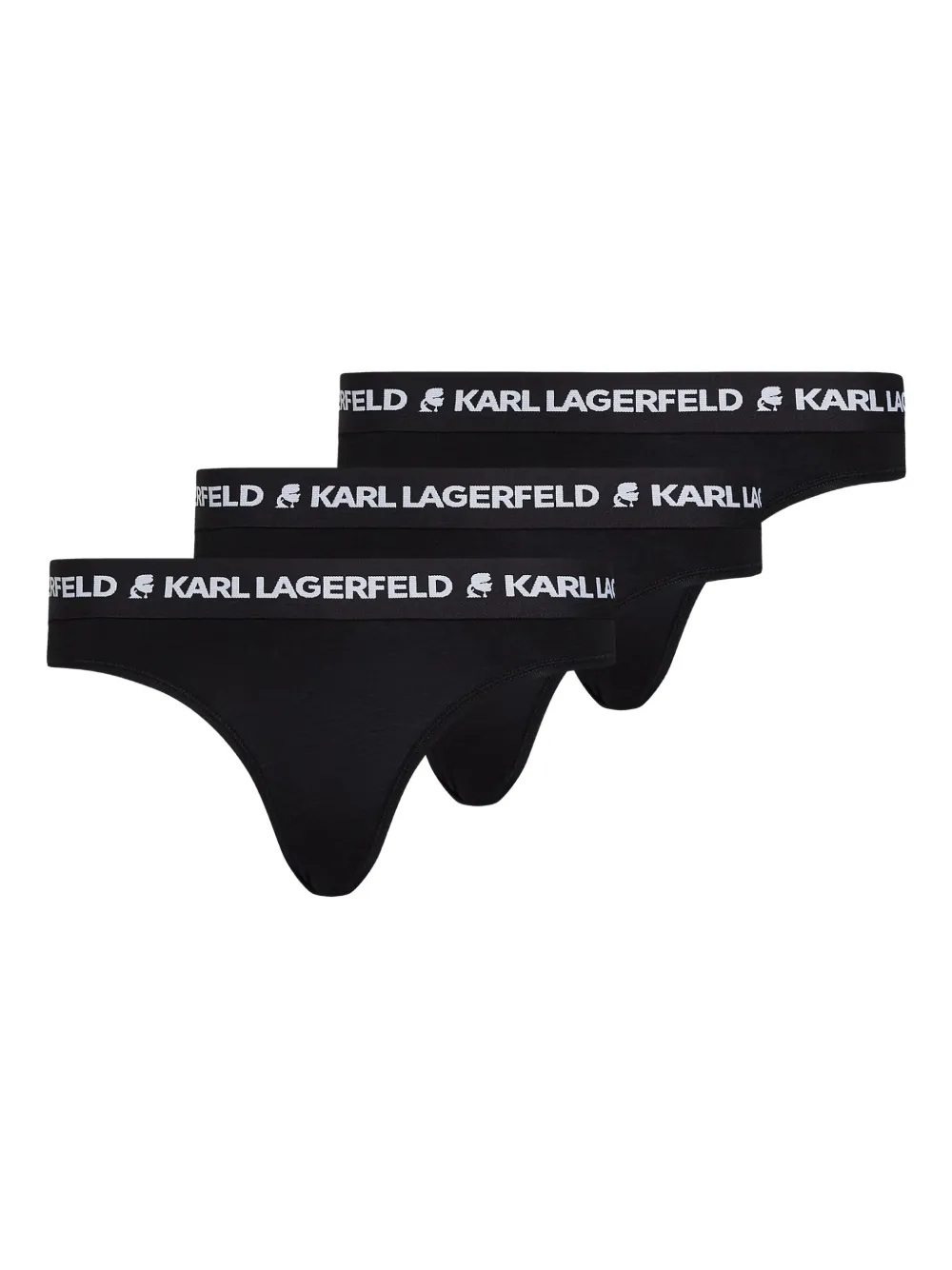 Комплект из трех трусов-брифов с логотипом KARL LAGERFELD, черный
Комплект из трех трусов-брифов с логотипом KARL LAGERFELD, черный