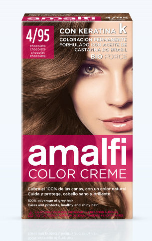 Крем-краска для волос 4/95 ШОКОЛАД АМАЛЬФИ amalfi
Крем-краска для волос 4/95 ШОКОЛАД АМАЛЬФИ amalfi