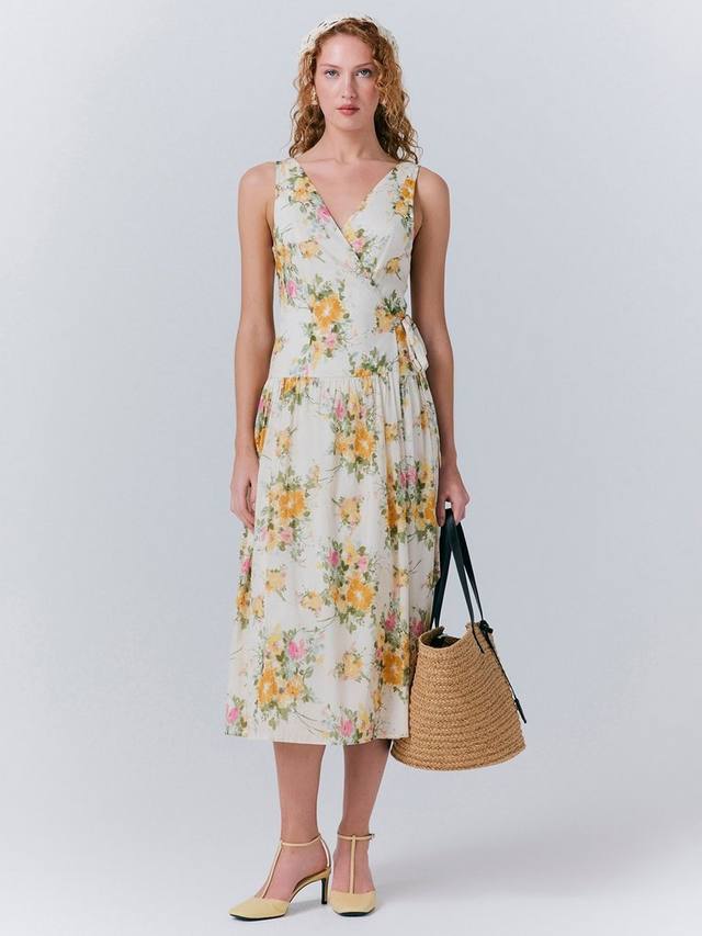 Платье миди Julia Cotton Wrap Ghost
Платье миди Julia Cotton Wrap Ghost