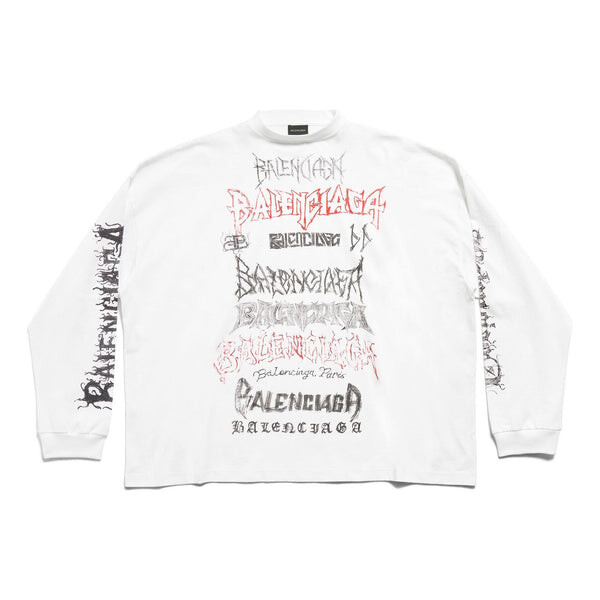 Футболка diy metal long sleeve t-shirt medium fit 'white black red' Balenciaga, белый
Футболка diy metal long sleeve t-shirt medium fit 'white black red' Balenciaga, белый