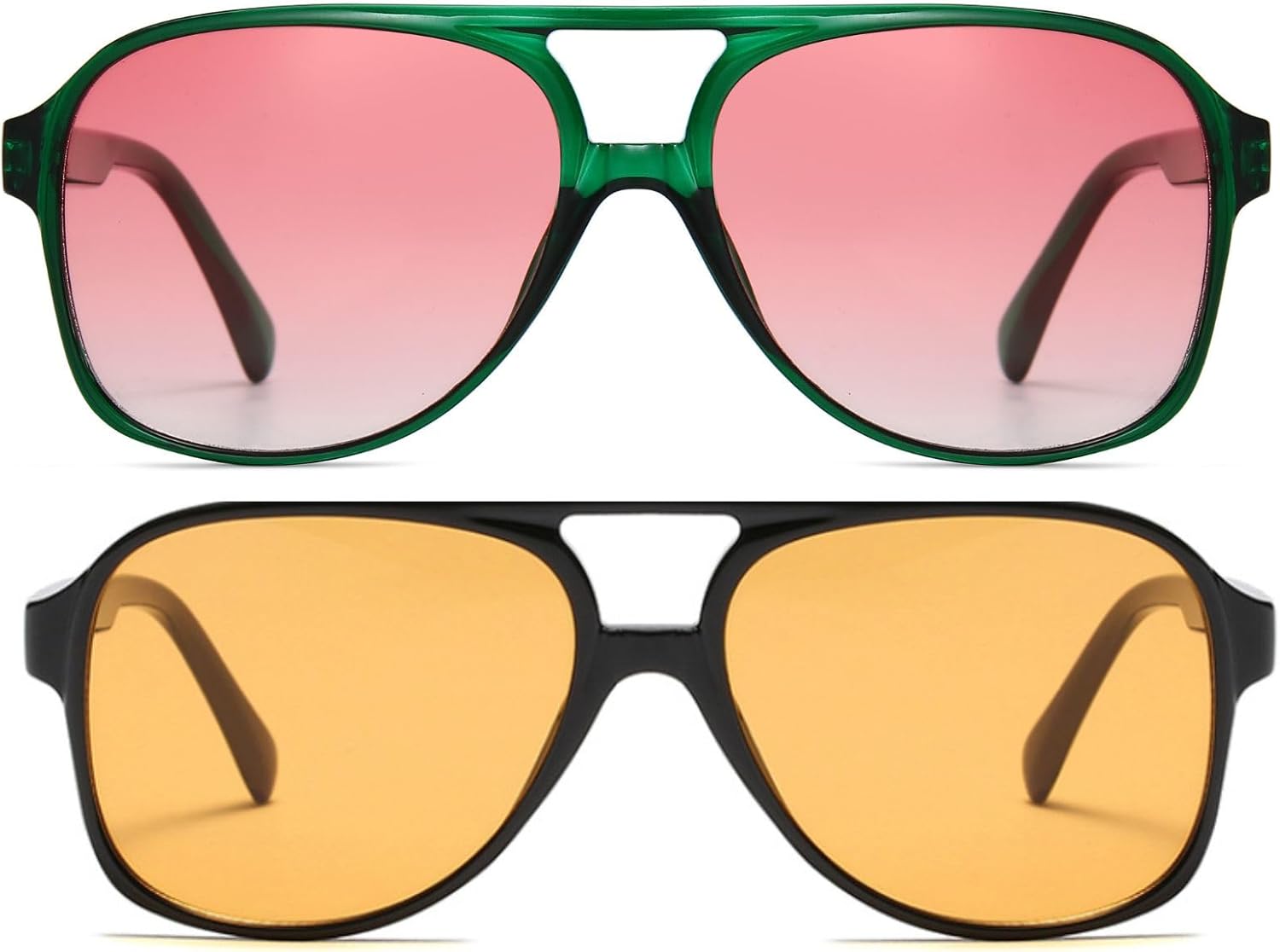 Солнцезащитные очки Freckles Mark в винтажном стиле ретро 70-х годов для женщин и мужчин, классические большие квадратные очки-авиаторы, модные очки, 2p: Yellow & Green/Pink
Солнцезащитные очки Freckles Mark в винтажном стиле ретро 70-х годов для женщин и мужчин, классические большие квадратные очки-авиаторы, модные очки, 2p: Yellow & Green/Pink