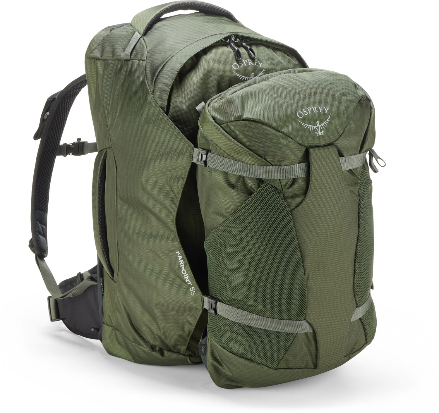Дорожный набор Farpoint 55 — мужской Osprey, зеленый
Дорожный набор Farpoint 55 — мужской Osprey, зеленый