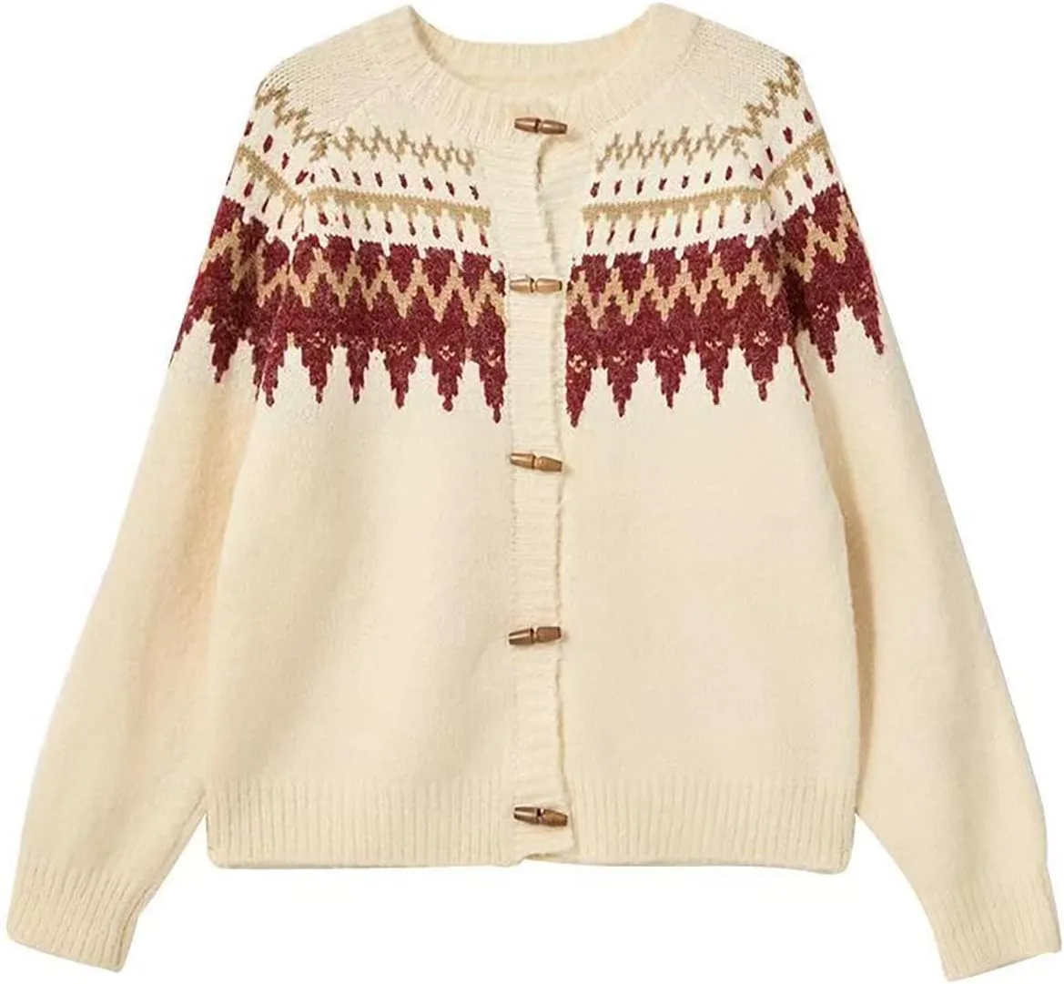 Американский ретро теплый свитер кардиган, осенне-зимний рождественский принт NCDUANSAN
Американский ретро теплый свитер кардиган, осенне-зимний рождественский принт NCDUANSAN