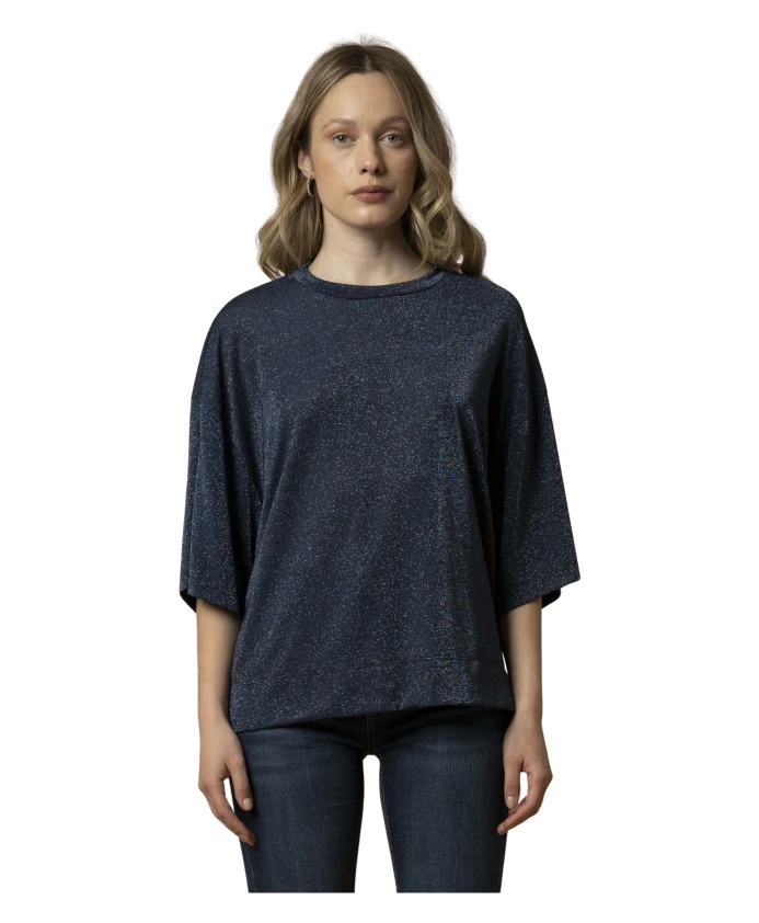 Элегантная блузка с круглым вырезом. Kocca, синий
Элегантная блузка с круглым вырезом. Kocca, синий