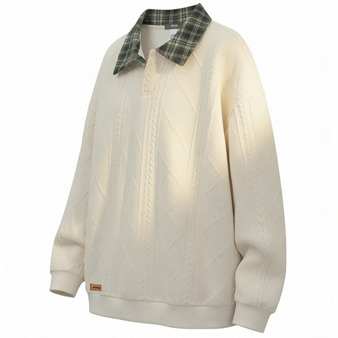 Свитшот Unisex Polo Collar Moderate Jeep, бежевый желтый
Свитшот Unisex Polo Collar Moderate Jeep, бежевый желтый