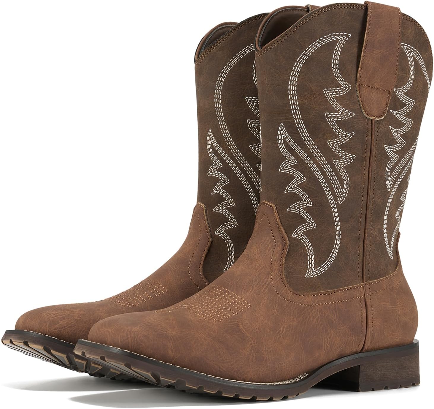 Мужские ковбойские сапоги Rollda, западные сапоги с квадратным носком, массивным каблуком, средней высоты, классические вышитые сапоги на молнии, темно-коричневый
Мужские ковбойские сапоги Rollda, западные сапоги с квадратным носком, массивным каблуком, средней высоты, классические вышитые сапоги на молнии, темно-коричневый