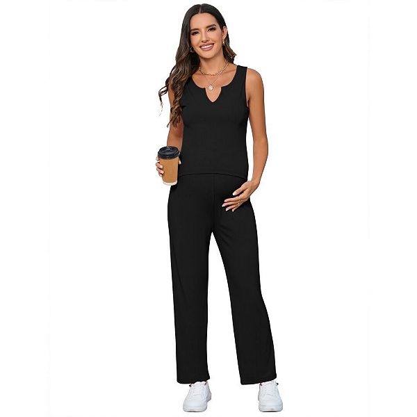 Женский комплект для беременных на лето Boddysize, Black
Женский комплект для беременных на лето Boddysize, Black