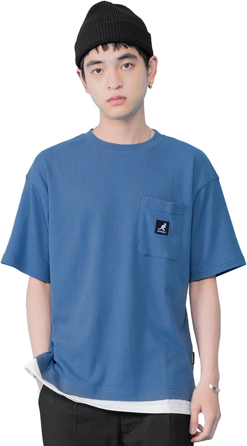 Футболка KANGOL с коротким рукавом для мужчин и женщин, синий
Футболка KANGOL с коротким рукавом для мужчин и женщин, синий