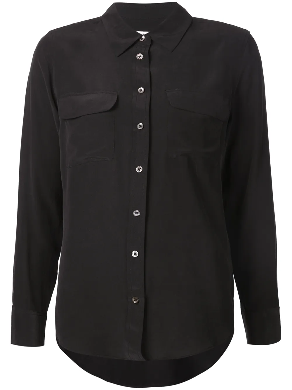 Шелковая рубашка Signature EQUIPMENT, черный
Шелковая рубашка Signature EQUIPMENT, черный