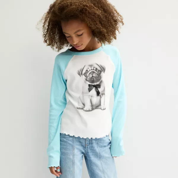 Длинный рукав реглан с принтом для девочек 6-20 лет, обычные и плюс размеры So, цвет pug with bow
Длинный рукав реглан с принтом для девочек 6-20 лет, обычные и плюс размеры So, цвет pug with bow