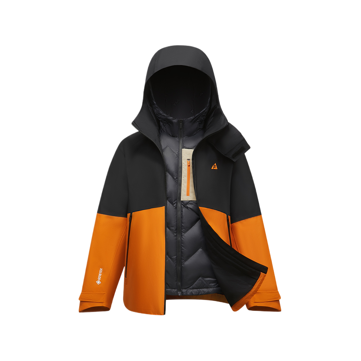 Детский комплект из двух предметов: пуховик FILA KIDS, черный/оранжевый
Детский комплект из двух предметов: пуховик FILA KIDS, черный/оранжевый