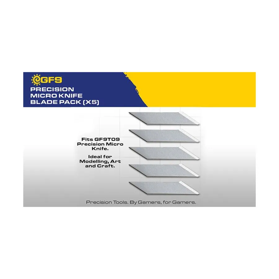 Набор лезвий прецизионного микроножа (5), Tools & Glue (Gale Force Nine)
Набор лезвий прецизионного микроножа (5), Tools & Glue (Gale Force Nine)