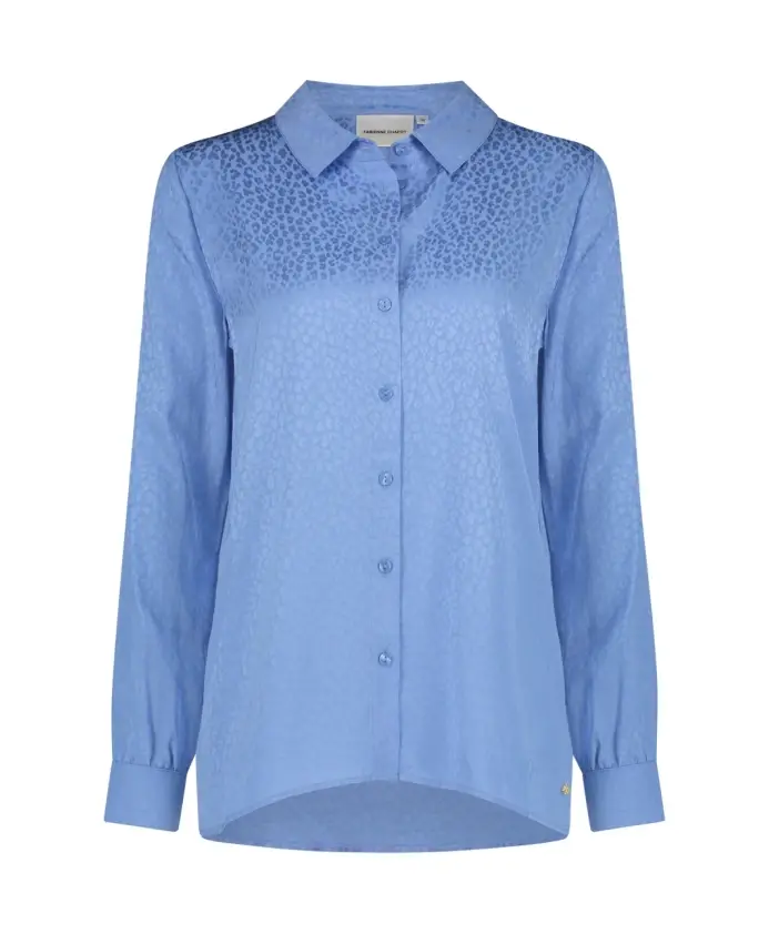 Жаккардовая блузка с объемными рукавами Fabienne Chapot, синий
Жаккардовая блузка с объемными рукавами Fabienne Chapot, синий