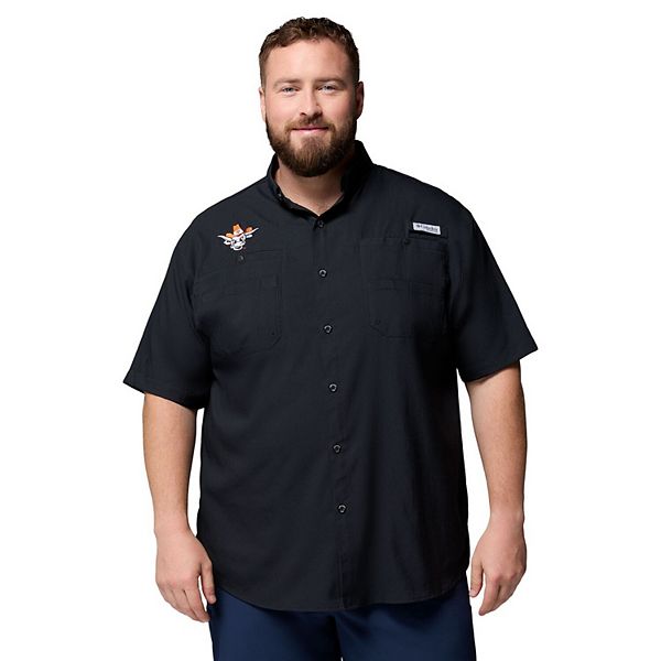 Мужская черная рубашка Texas Longhorns Big & Tall Tamiami Omni-Shade на пуговицах Columbia
Мужская черная рубашка Texas Longhorns Big & Tall Tamiami Omni-Shade на пуговицах Columbia