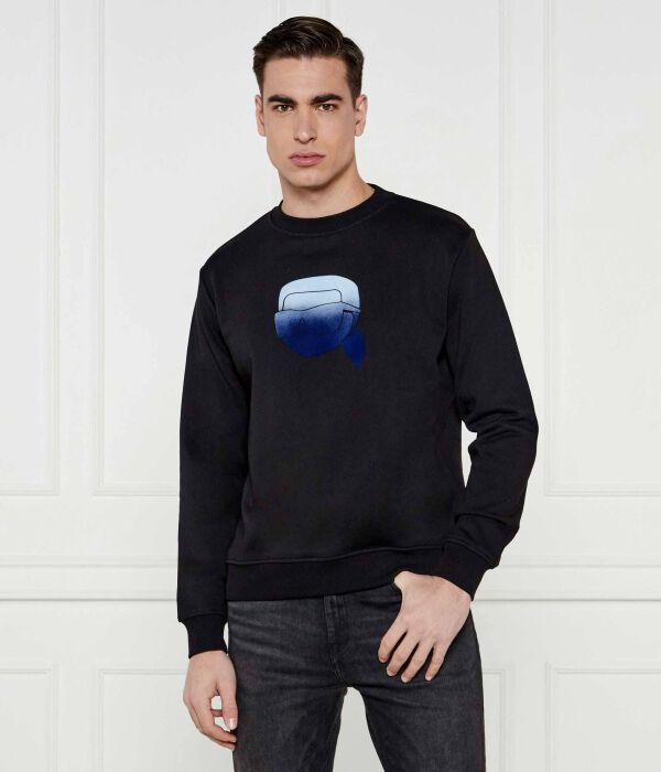 Толстовка Karl Lagerfeld Regular Fit, черный / синий
Толстовка Karl Lagerfeld Regular Fit, черный / синий